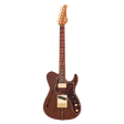 FGN Expert Iliad elektrische gitaar Natural Flat, Madagascar Rosewood Top, 22 RVS frets, met koffer