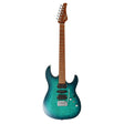 FGN Expert Odyssey DU EW 3 elektrische gitaar Emerald Ocean Burst, 24 RVS frets, met koffer
