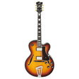 FGN Masterfield Full Acoustic Jazz elektrische gitaar Jazz Burst, Alnico 3 humbuckers, met koffer