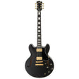 FGN Masterfield Semi Custom HH elektrische gitaar Zwart, Alnico 3 humbuckers, met koffer