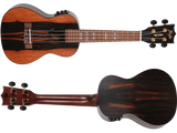 Flight DUC460 EQ Concert Ukulele – Elektro-akoestisch, Amara hout, met FU-T3 Pickup
