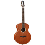 Flight PIXI MAH Reisgitaar met Massief Mahonie Bovenblad Natural Satin