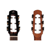 Flight PIXI TSB Reisgitaar met Massief Sparren Bovenblad Transparent Sunburst
