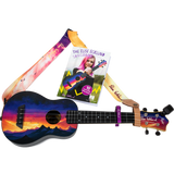 Flight TUS-EE Sunset PACK Elise Ecklund Signature Soprano Ukulele Set met Tuner, Capo, Strap, Songbook en Gigbag