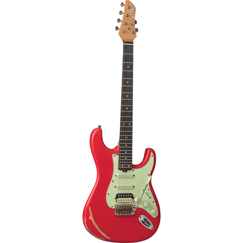 EKO AIRE RELIC RED elektrische gitaar rood