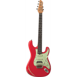 EKO AIRE RELIC RED elektrische gitaar rood