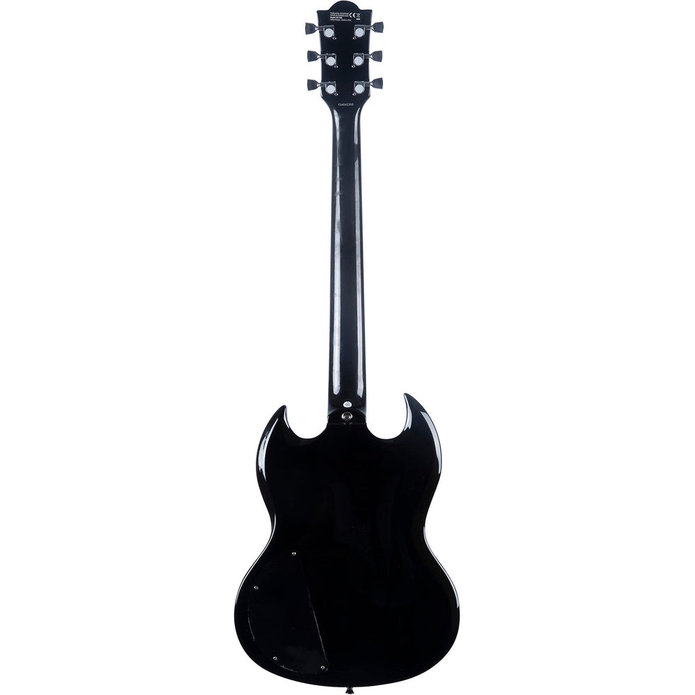 EKO DV300 BLK Double cut Tribute series elektrische gitaar zwart