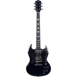 EKO DV300 BLK Double cut Tribute series elektrische gitaar zwart