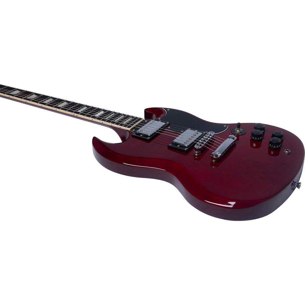 EKO DV300 RED Double cut Tribute series elektrische gitaar rood