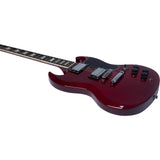 EKO DV300 RED Double cut Tribute series elektrische gitaar rood