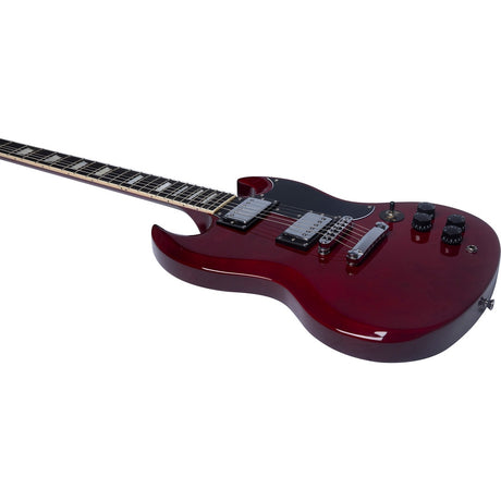 EKO DV300 RED Double cut Tribute series elektrische gitaar rood
