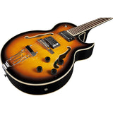 Eko Jazz SB Semi-Hollow Elektrische Gitaar 175, 2 Humbuckers, 22 Frets, Sunburst