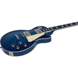 EKO LS300 BLU Tribute series elektrische gitaar Quilted blauw