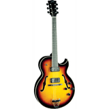 EKO SA750 Hollowbody Tribute series elektrische gitaar sunburst