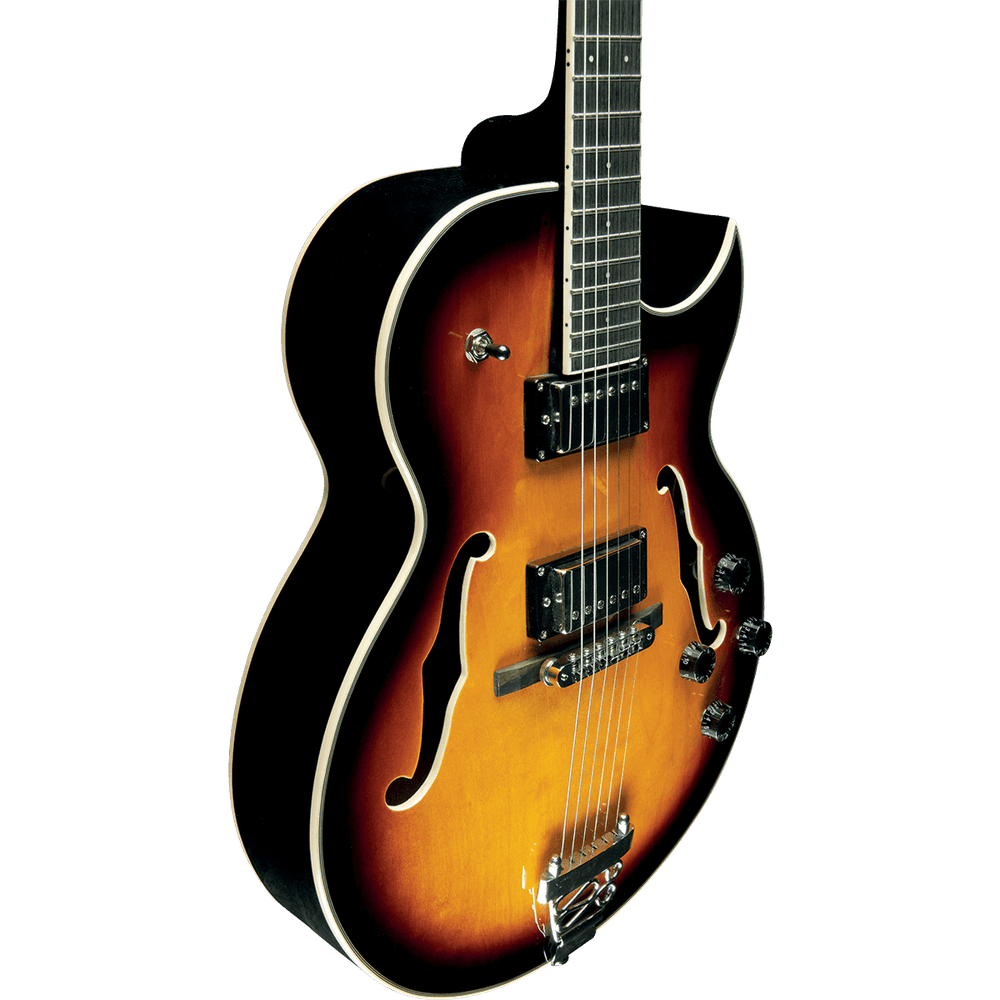 EKO SA750 Hollowbody Tribute series elektrische gitaar sunburst