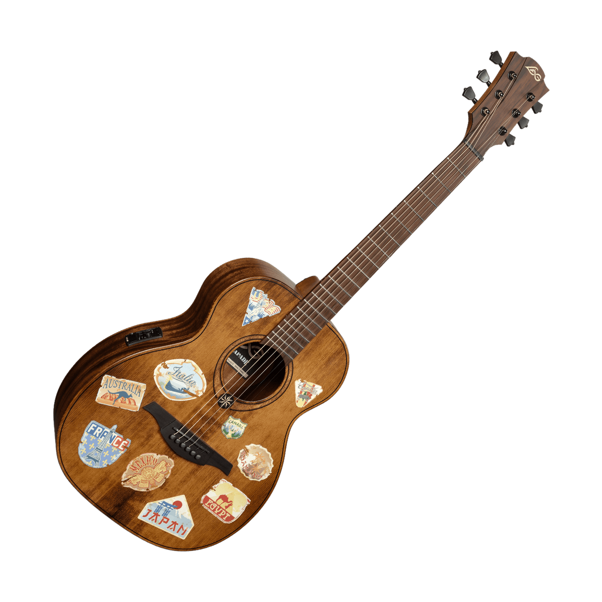 LÂG ESCAPADE-GTE Travel Elektro-Akoestische Gitaar