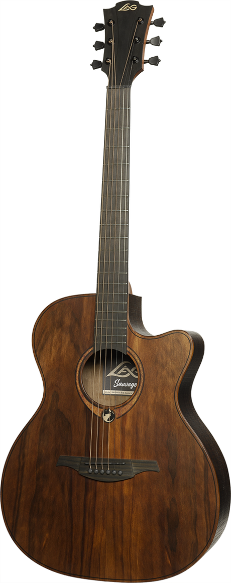 Lâg SAUVAGE-ACE Semi-Akoestische Auditorium Western gitaar