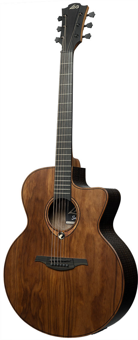 Lâg SAUVAGE-JCE Semi-Akoestische Jumbo Gitaar