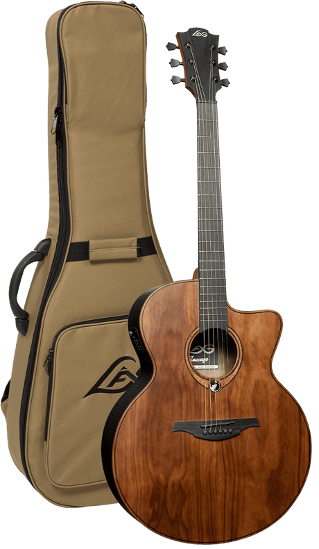 Lâg SAUVAGE-JCE Semi-Akoestische Jumbo Gitaar