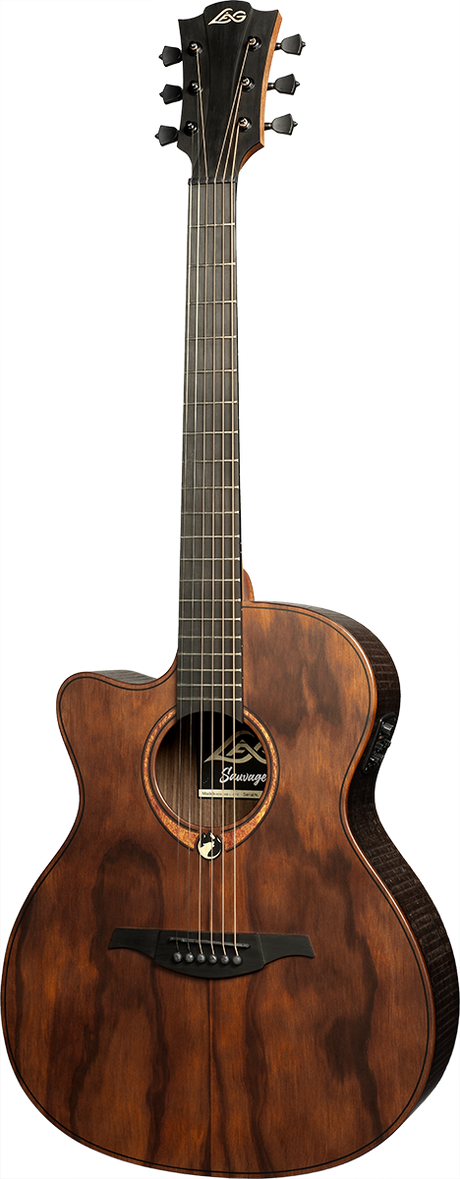 Lâg SAUVAGE-L-ACE Semi-Akoestische Auditorium Western Gitaar