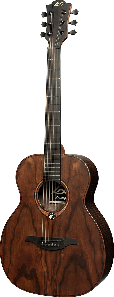 Lâg SAUVAGE-TE Semi-Akoestische Reisgitaar