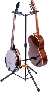 HERCULES HCGS-422B+ AGS Plus gitaarstandaard voor 2 instrumenten