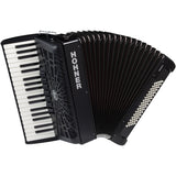 HOHNER A16422 Bravo III 80 Accordeon Zwart – 37 toetsen, 80 bassen, Silent Key, met gigbag en draagriem