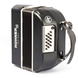 HOHNER A2931 XS Knopaccordeon- 21 knoppen en 15 bassen Grijs‑Wit met gigbag en volwassen draagriem