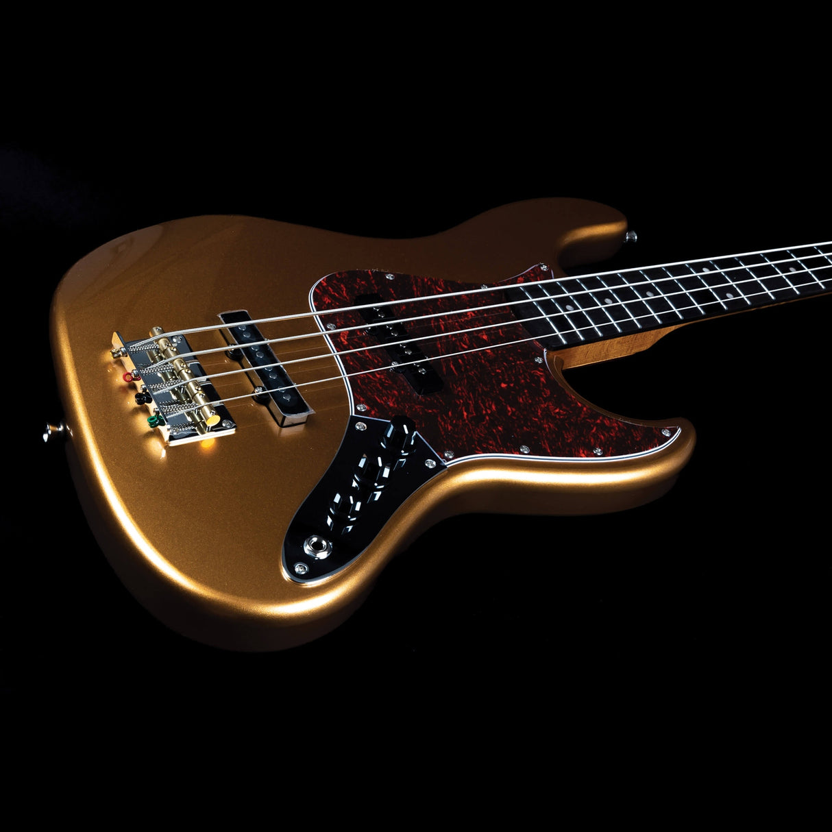 Jet Guitars JJB-300 GDR Basgitaar - Goud