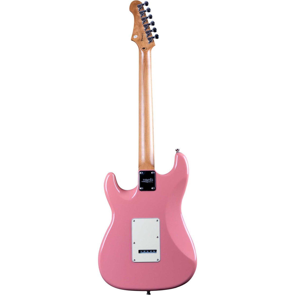 JET JS-300 BGD S-style Elektrische Gitaar SSS Tremolo Roasted Maple Toets Bessenroze