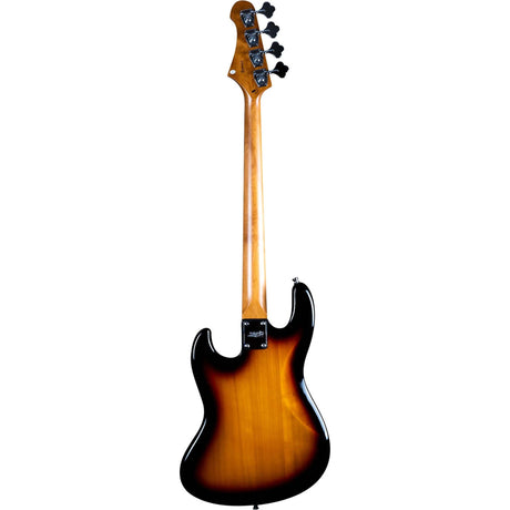 JET JJB-300 SB JB-style Elektrische Bas 4-snarig Roasted Maple Sunburst