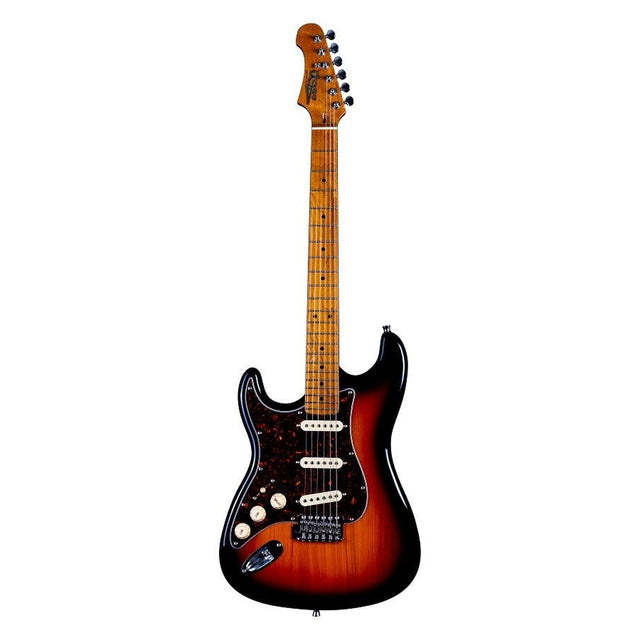 Jet Guitars JETJS300SBLH JS300 elektrische gitaar - Sunburst Linkshandig