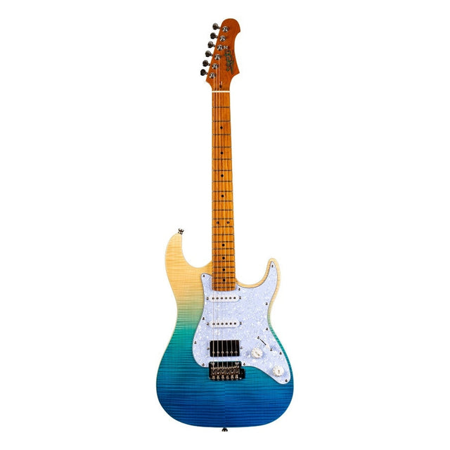 Jet Guitars JETJS450TBL JS450 elektrische gitaar - Trans Blauw