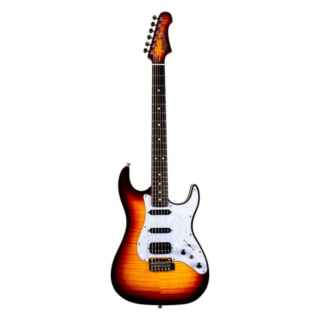 Jet Guitars JETJS600BS JS600 elektrische gitaar - Bruine Sunburst