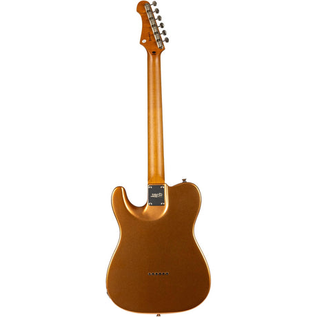 JET JT-30 Gold T-style Elektrische Gitaar SS Roasted Maple Wilkinson Brug Metallic Goud