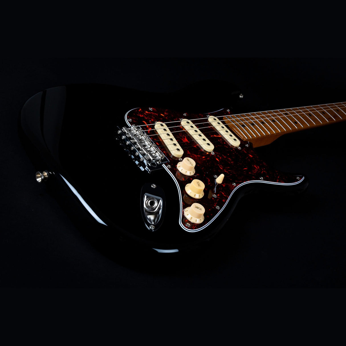 Jet Guitars JS-300 BK lektrische gitaar - Zwart