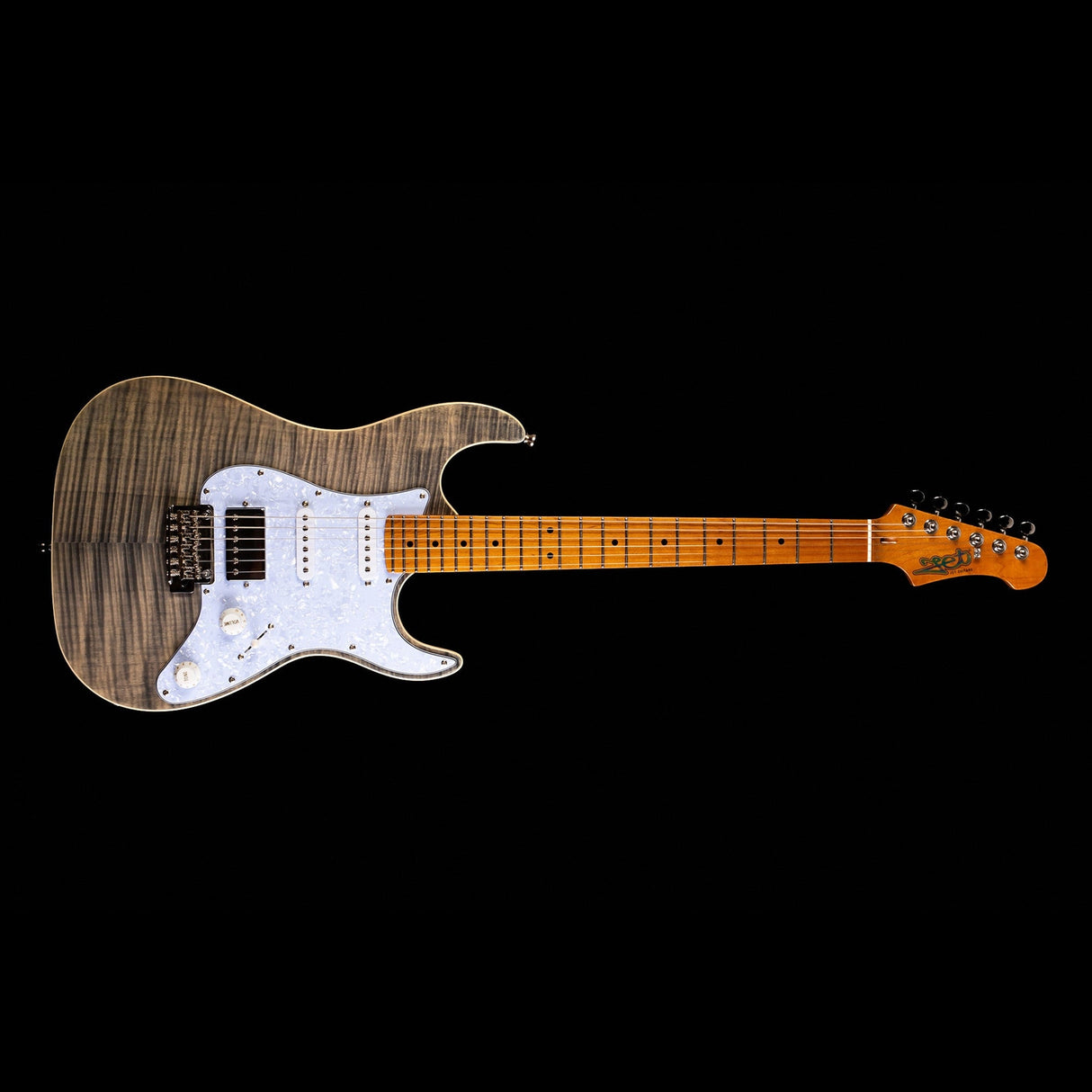 Jet Guitars JS-450 TBK elektrische gitaar - Trans Zwart