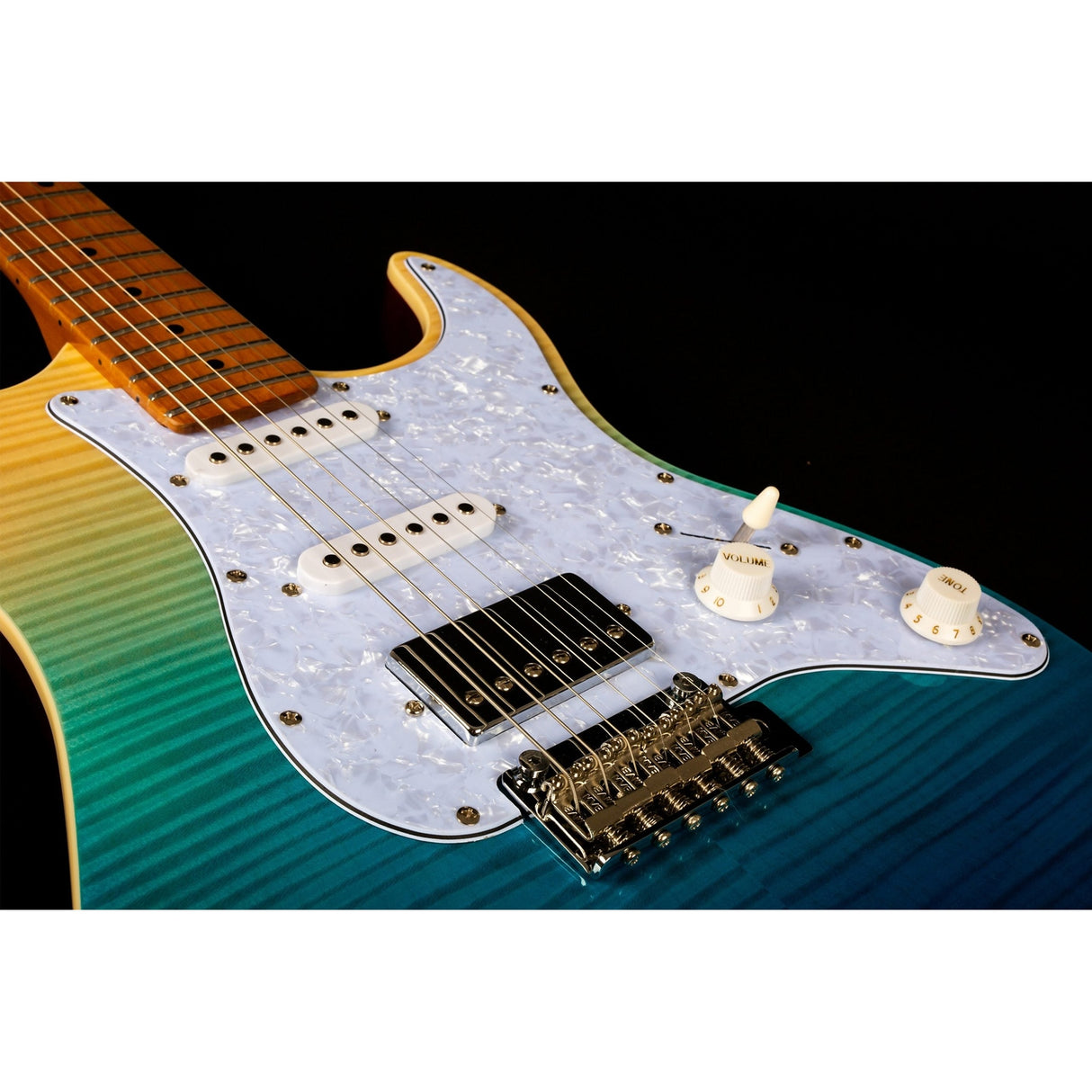 Jet Guitars JS-450 TBS elektrische gitaar - Trans Blauw