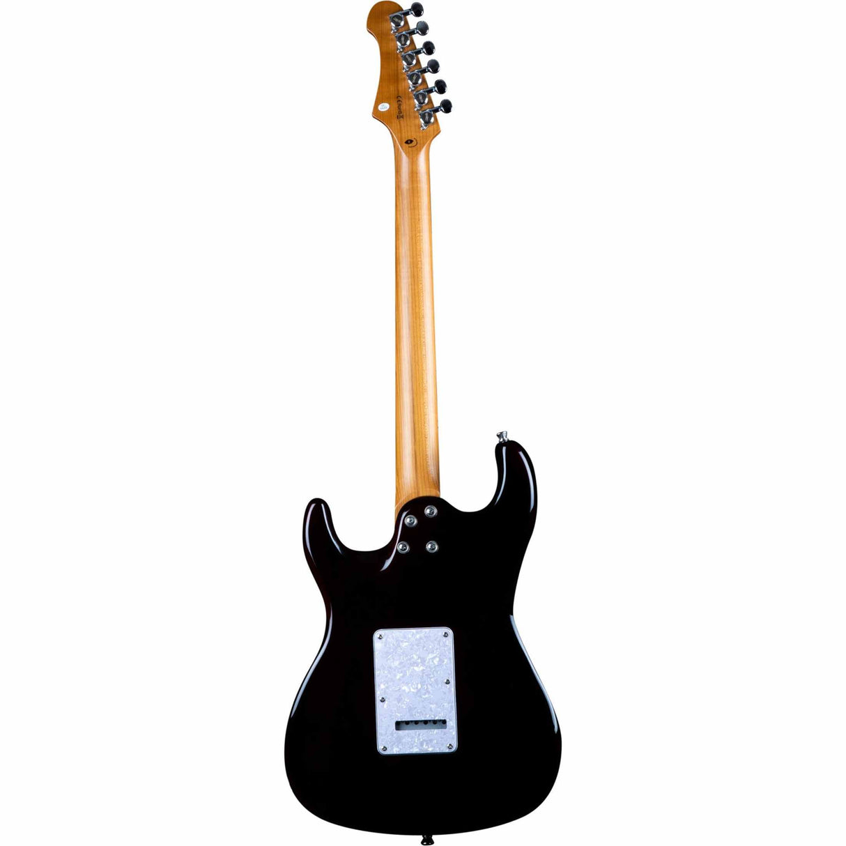 JET JS-450 OBL S-style Elektrische Gitaar HSS Tremolo Flamed Maple Top Roasted Maple Toets Ocean Blue