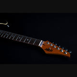 Jet Guitars JS-450 QTBR elektrische gitaar - Trans Bruin Spalted Top