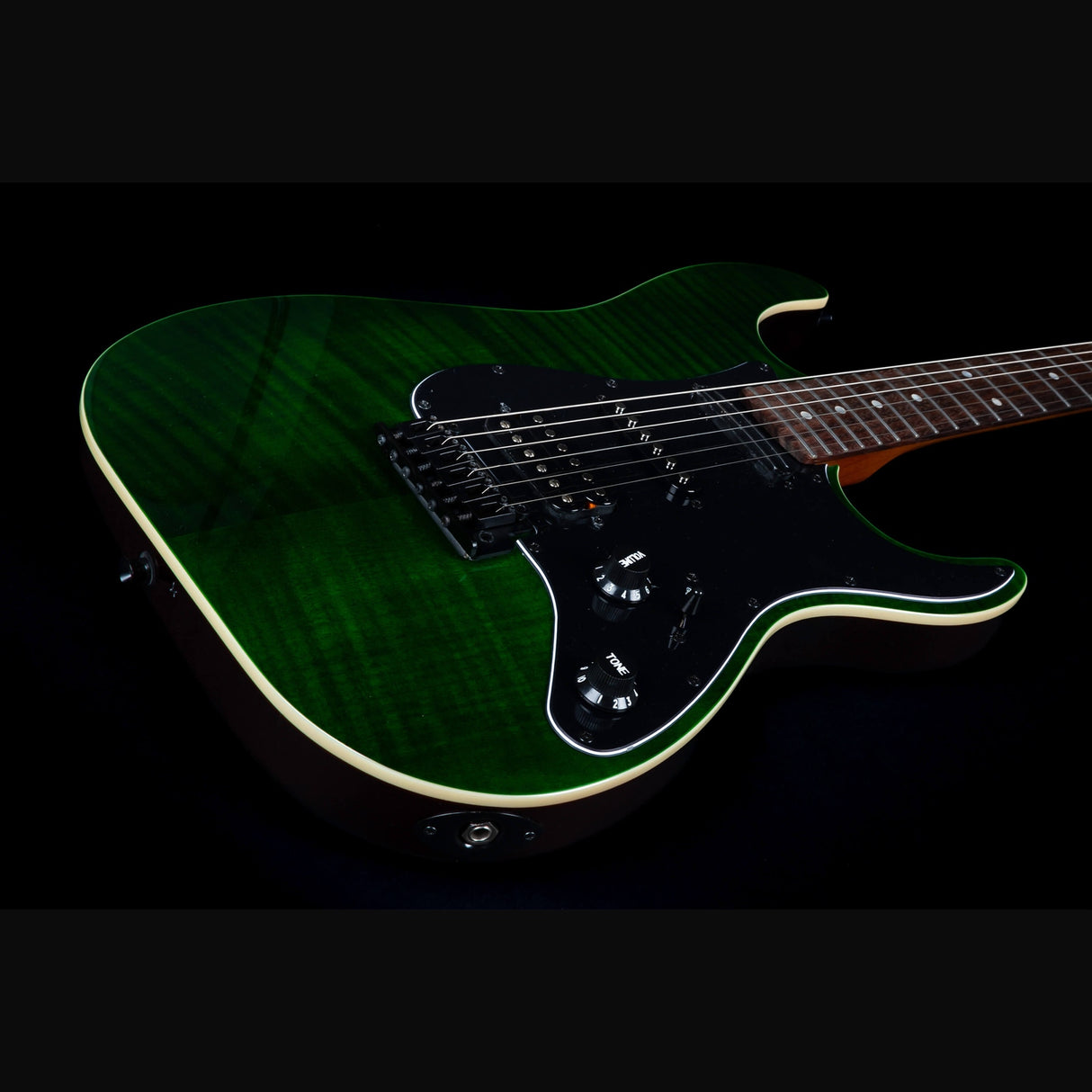 Jet Guitars JS-450 TGRR elektrische gitaar - Transparant Groen