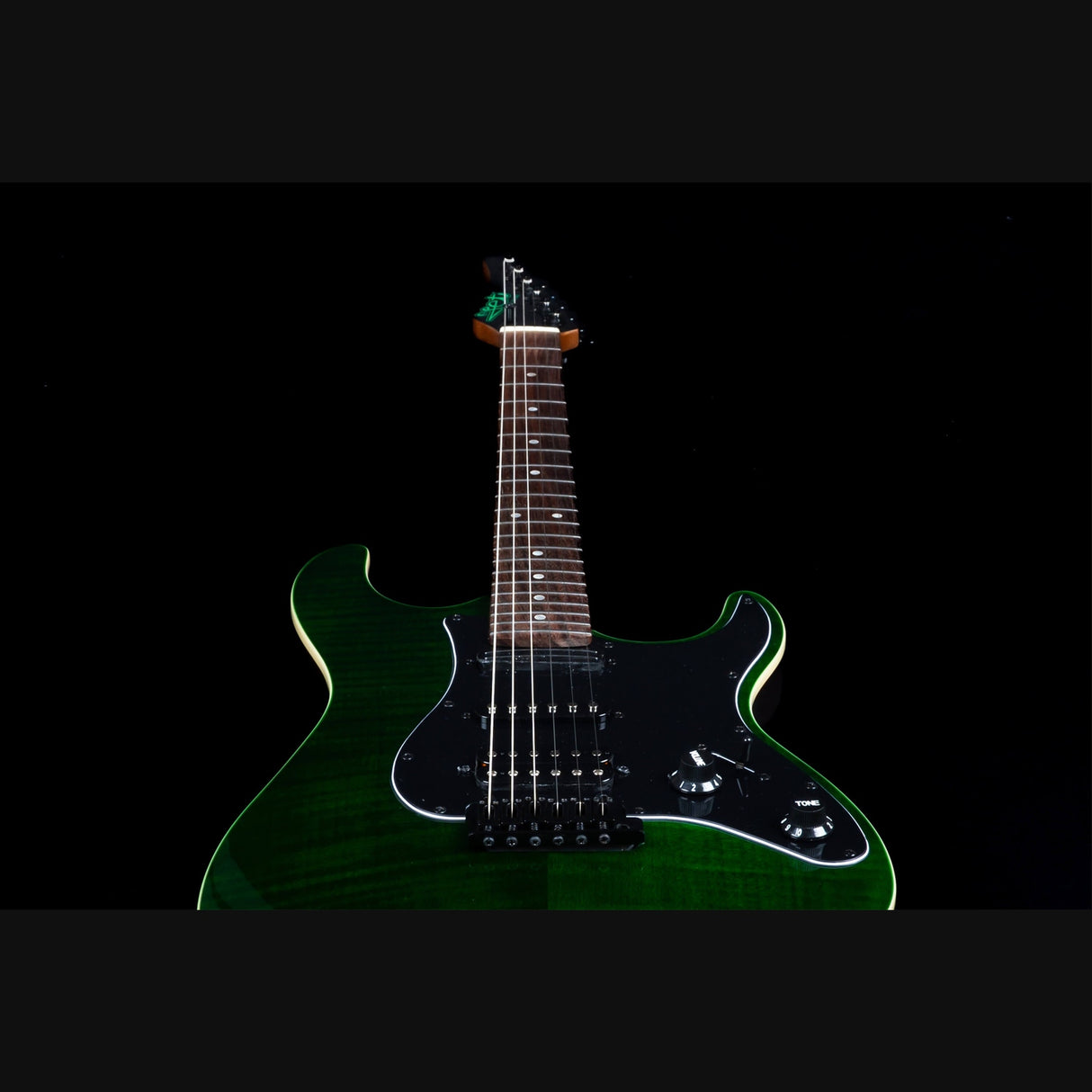 Jet Guitars JS-450 TGRR elektrische gitaar - Transparant Groen