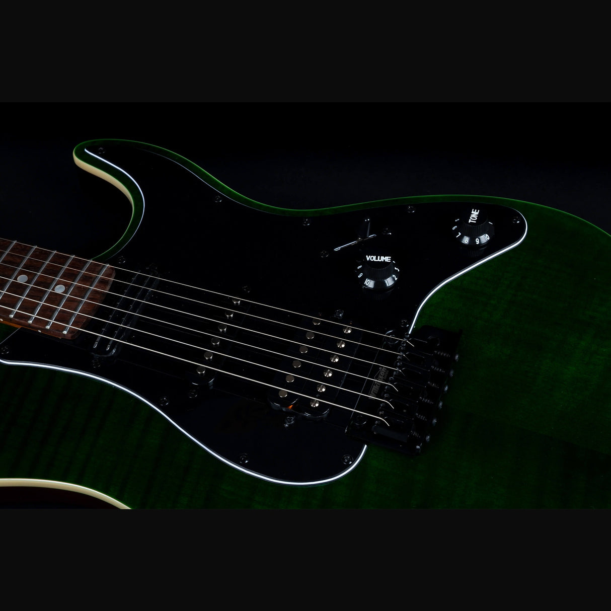 Jet Guitars JS-450 TGRR elektrische gitaar - Transparant Groen