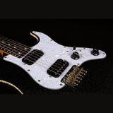 Jet Guitars JS-500 BLS elektrische gitaar - Zwart Sparkle