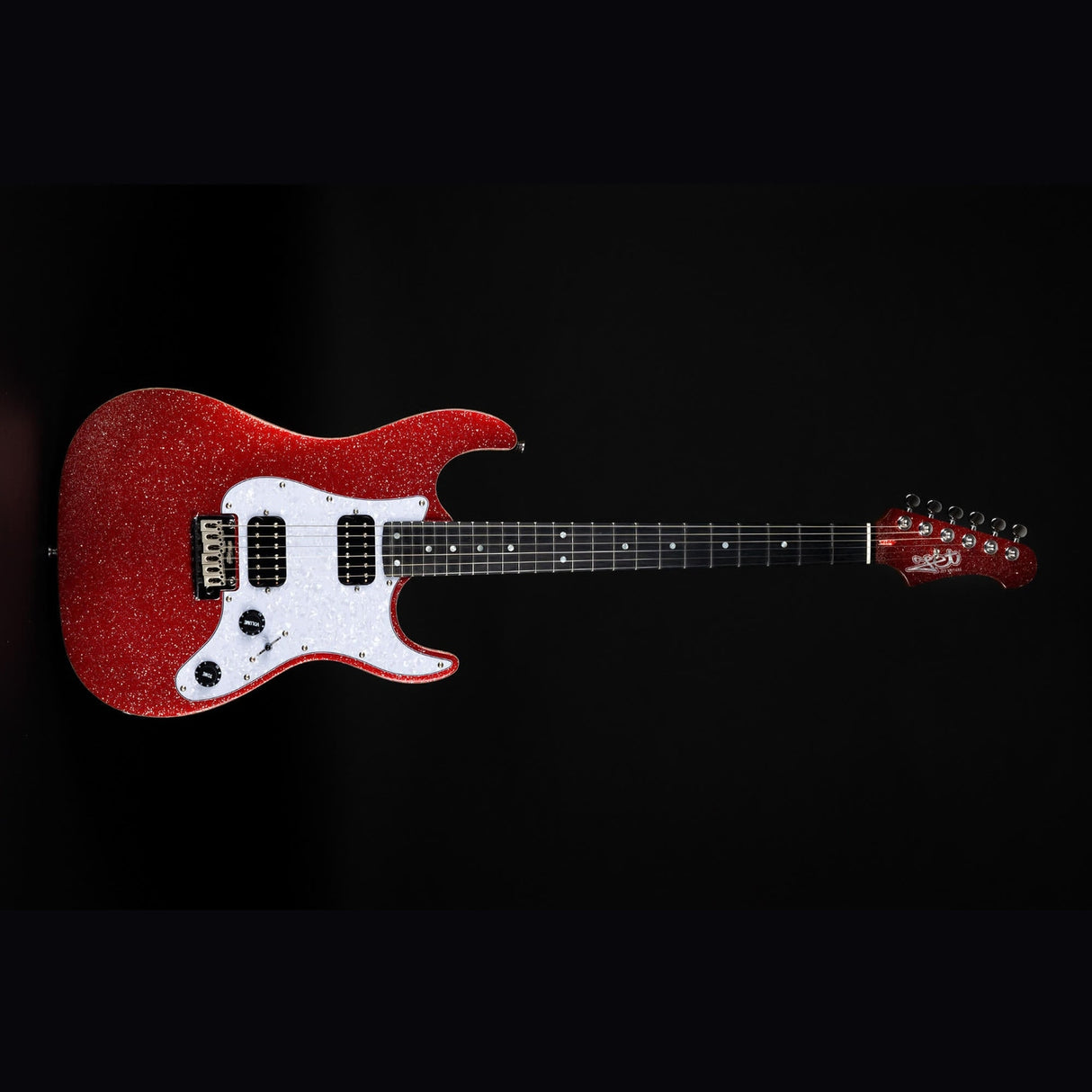 Jet Guitars JS-500 RDS elektrische gitaar - Rood Sparkle