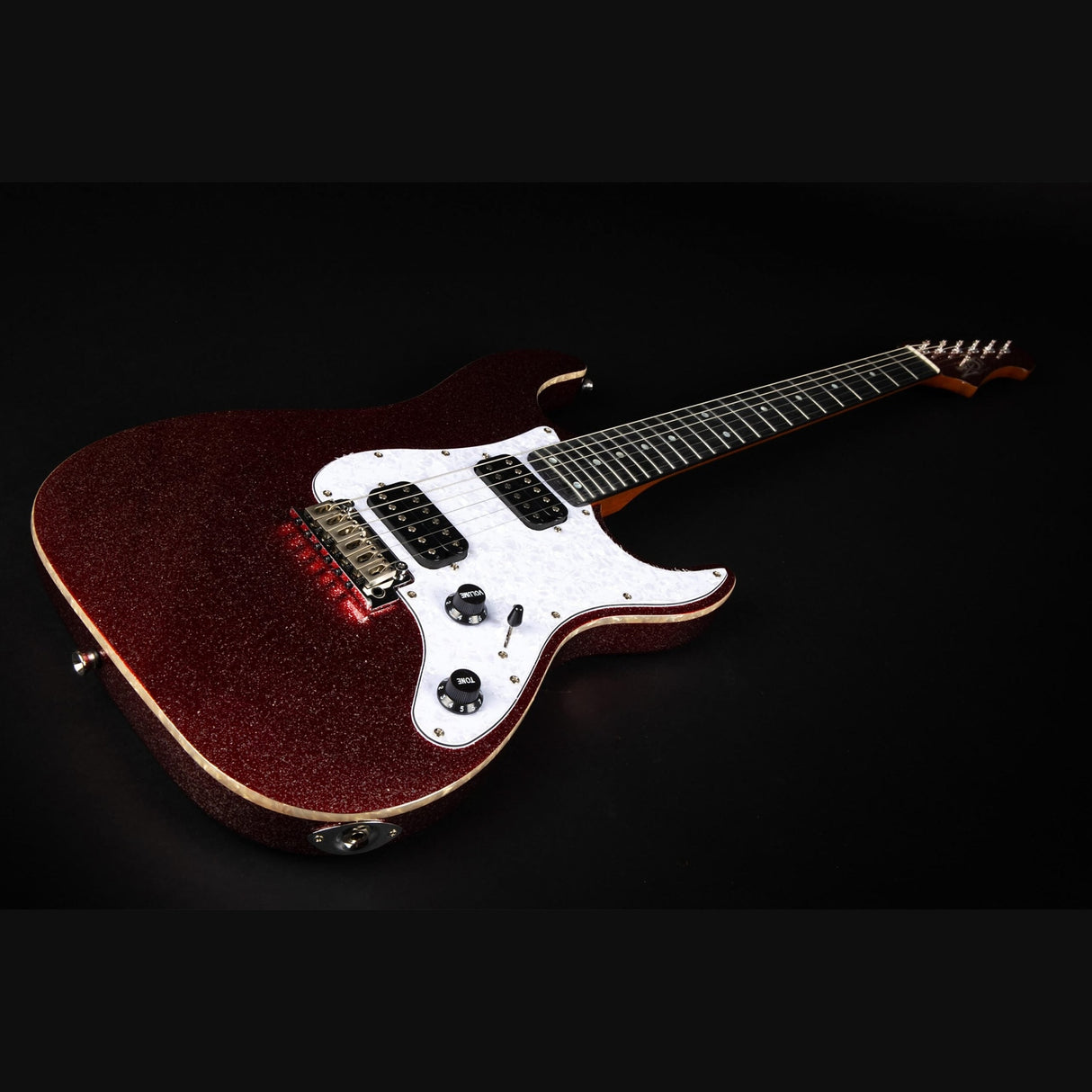 Jet Guitars JS-500 RDS elektrische gitaar - Rood Sparkle