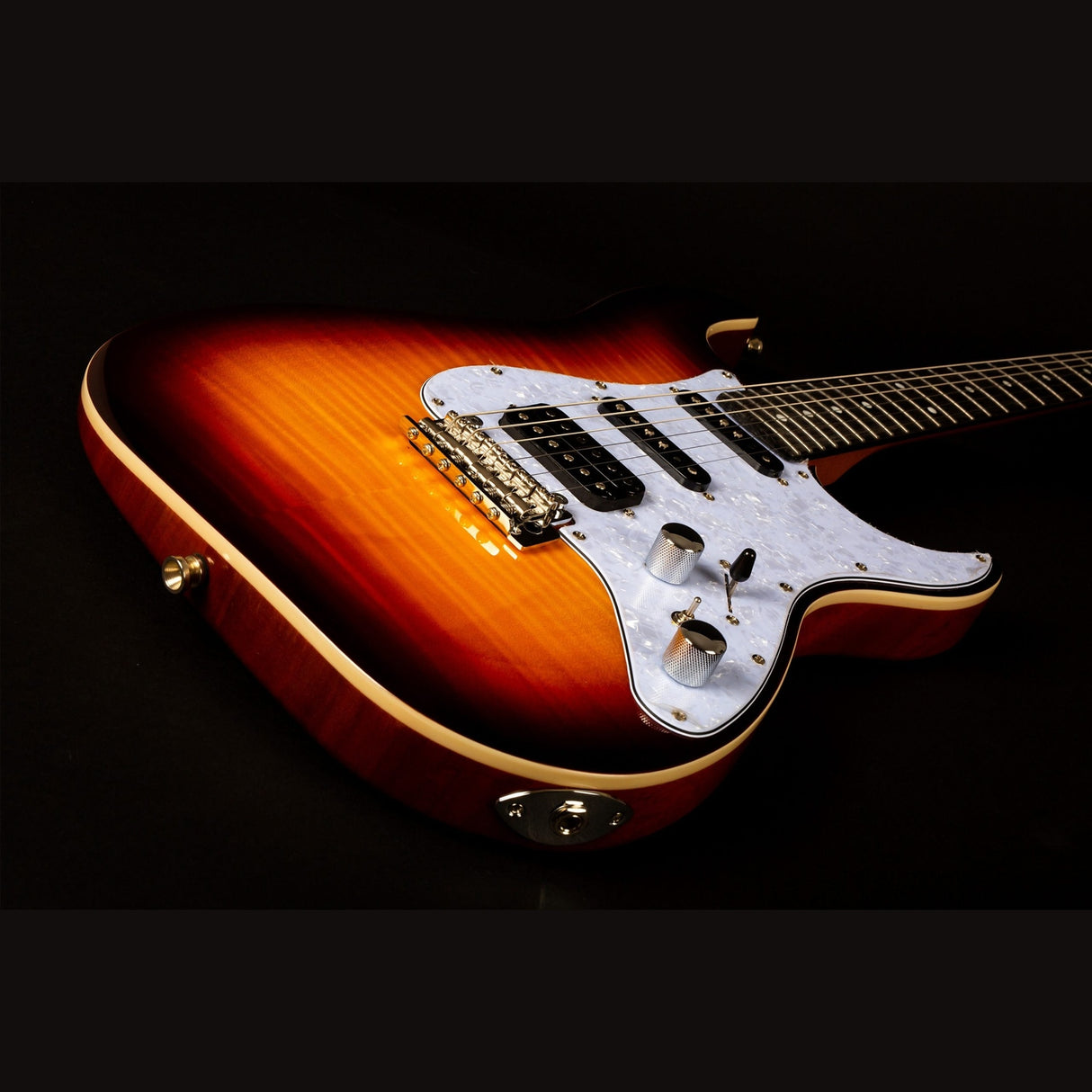 Jet Guitars JS-600 BS elektrische gitaar - Bruine Sunburst