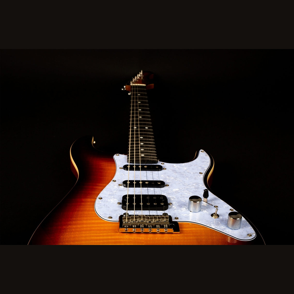 Jet Guitars JS-600 BS elektrische gitaar - Bruine Sunburst