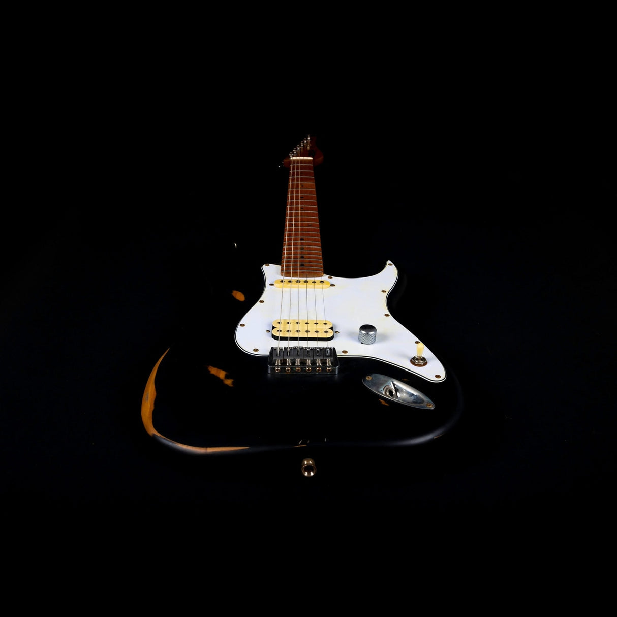 Jet Guitars JS-800 RBK elektrische gitaar - Zwart Relic