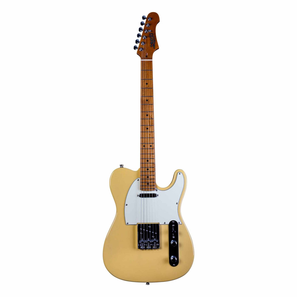 JET JT-300 BTS T-style Elektrische Gitaar SS Vaste Brug Roasted Maple Toets Butterscotch